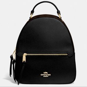 COACH JORDYN SIGNATURE LEATHER BACKPACK